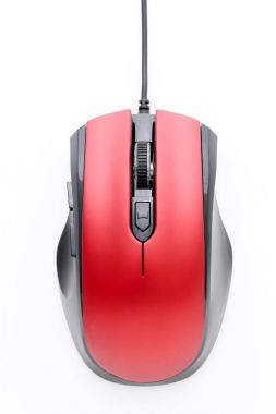 kırmızı renkli bilgisayar fare 