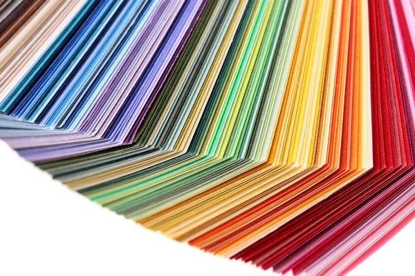 Farve farveprøver bog - Stock-foto