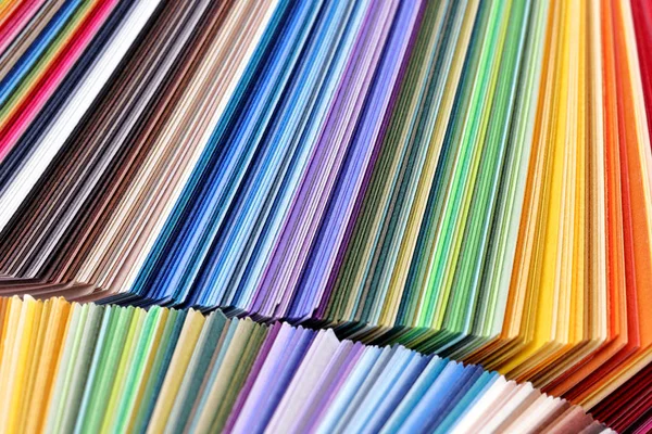 Rainbow exempelkatalog färg — Stockfoto