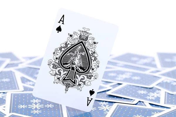 Kagawa Japan January 2018 Ace Spade Card Playing Card Game — Stock Photo, Image