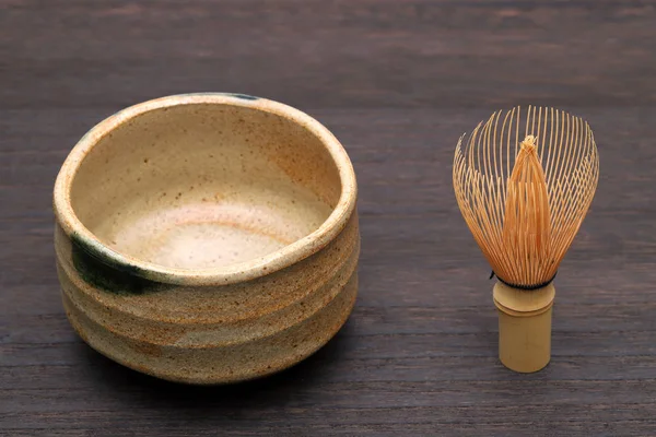 Hagyományos Szépsége Japán Zöld Tea Ceremónia — Stock Fotó