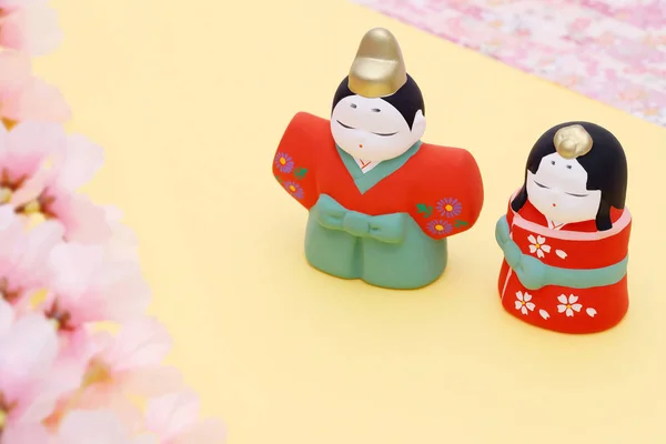 Traditionele Japanse Poppen Gebruikt Voor Een Hinamaturi Festival Voor Meisjes — Stockfoto