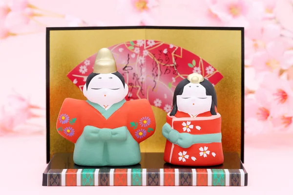 Traditionele Japanse Poppen Gebruikt Voor Een Hinamaturi Festival Voor Meisjes — Stockfoto