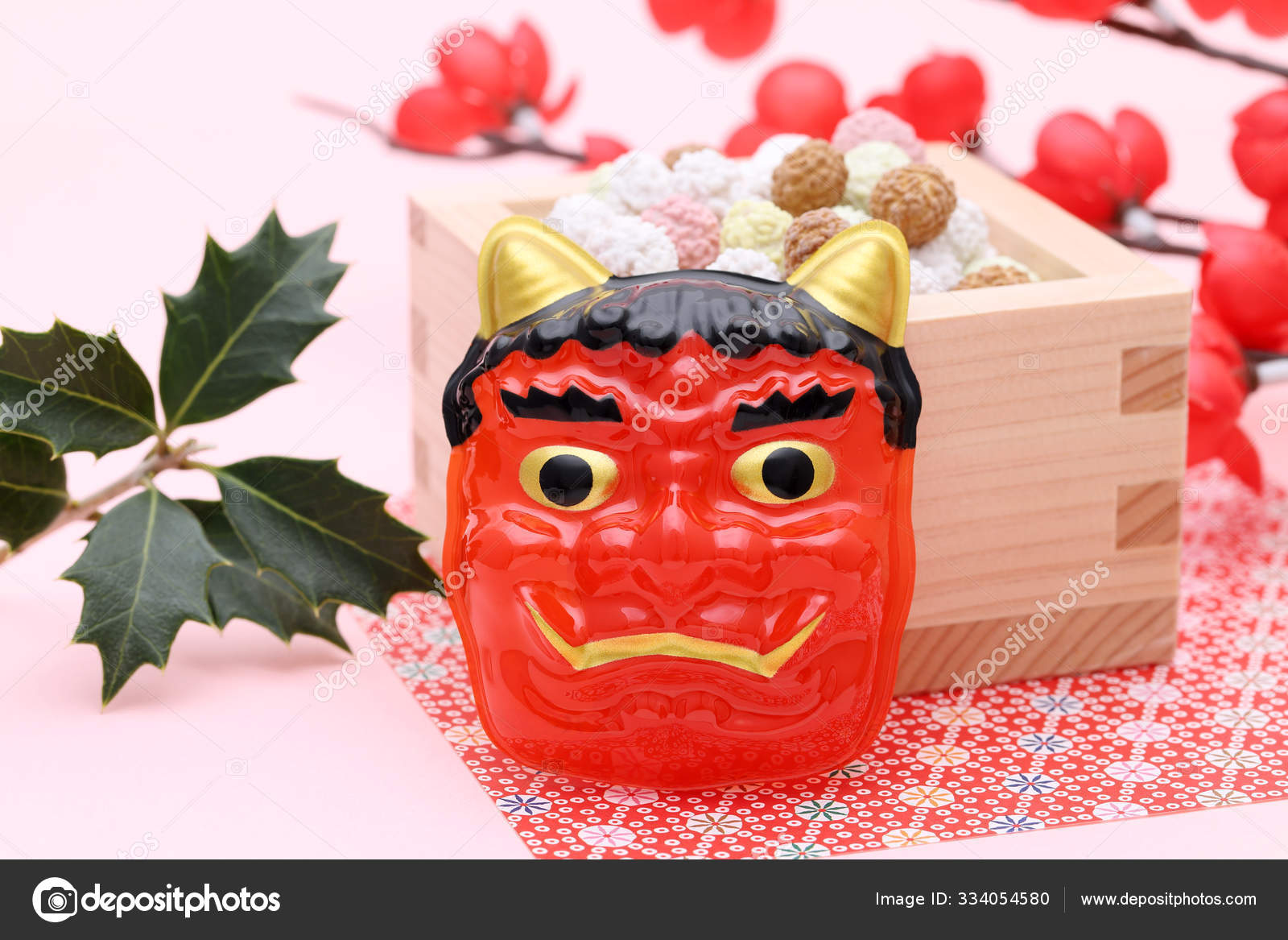 Japanese Traditional Setsubun Event Soybeans Masks Oni Demon Stock Photo C Akiyoko74 Japanese Traditional Setsubun Event Soybeans Masks Oni Demon Stock Photo C Akiyoko74