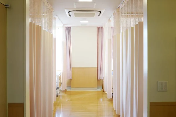 Hospital Room Privacy Medical Curtain Japanese Hospital — 图库照片