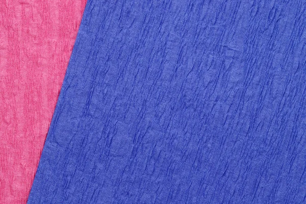 Fundo Textura Áspera Rugas Papel Cor Azul Rosa — Fotografia de Stock