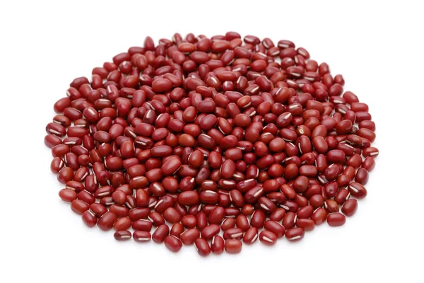 阿苏基红豆 保健食品的特写 背景为白色 — 图库照片