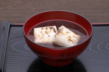 Japon şekerlemesi, Zenzai tatlı tabakta