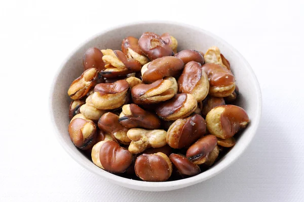 Comida Japonesa Snack Habas Fritas Plato —  Fotos de Stock