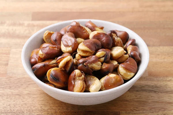 Japanisches Essen Snack Aus Gebratenen Saubohnen Einem Gericht — Stockfoto