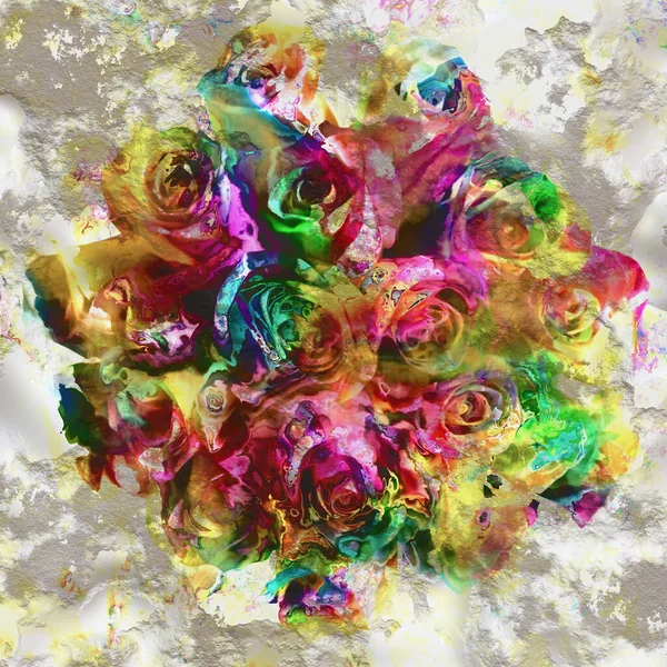 Soyut dijital resim dokusu. eklenti sanatı. Fraktal doku