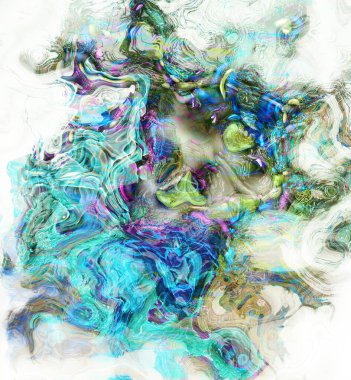 Soyut dijital resim dokusu. eklenti sanatı. Fraktal doku