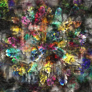 Soyut dijital resim dokusu. eklenti sanatı. Fraktal doku