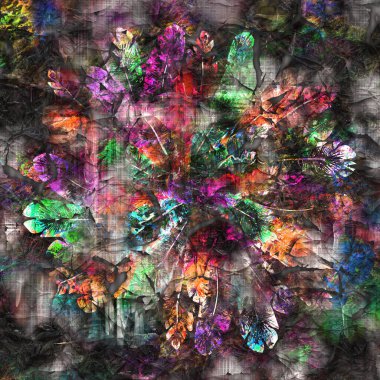 Soyut dijital resim dokusu. eklenti sanatı. Fraktal doku