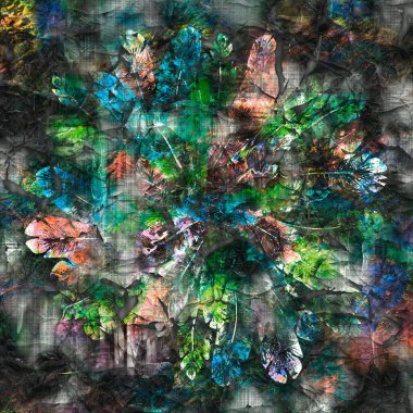 Soyut dijital resim dokusu. eklenti sanatı. Fraktal doku
