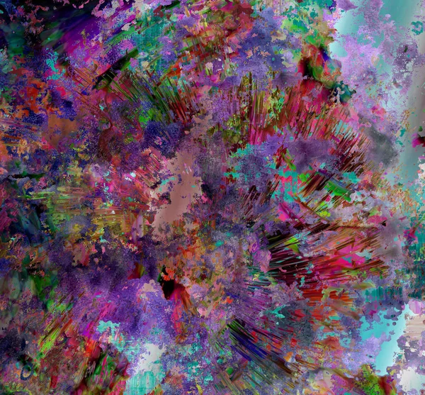 Textura Pintura Digital Abstrata Textura Art Fractal Plugin — Fotografia de Stock