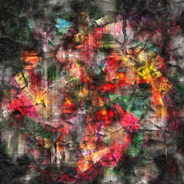 Soyut dijital resim dokusu. eklenti sanatı. Fraktal doku