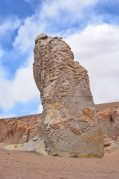 Táj sziklák és a hegyek, az Atacama-sivatagban, Chile — Stock Fotó