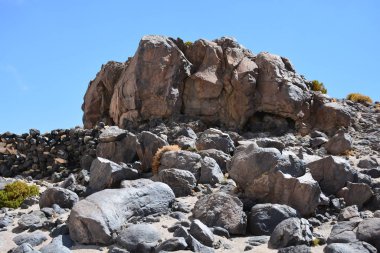 Manzara, dağlar, doğa ve bitki Atacama Çölü, Şili