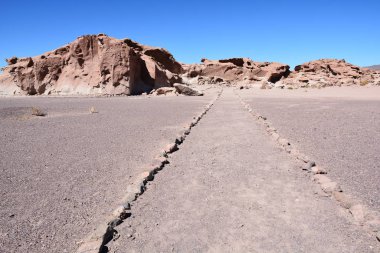 Manzara, dağlar, doğa ve bitki Atacama Çölü, Şili
