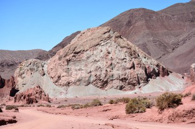 Manzara, dağ ve doğa Atacama Çölü, Şili