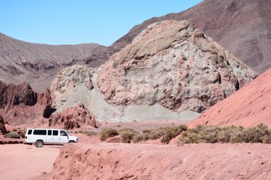 Manzara, dağ ve doğa Atacama Çölü, Şili
