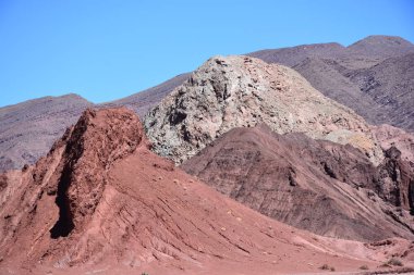 Manzara, dağ ve doğa Atacama Çölü, Şili