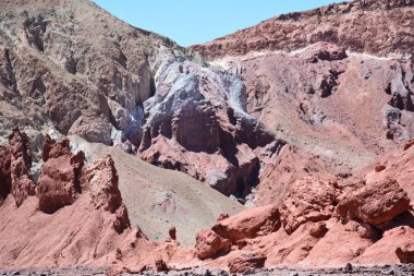Manzara, dağ ve doğa Atacama Çölü, Şili