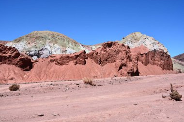 Manzara, dağ ve doğa Atacama Çölü, Şili