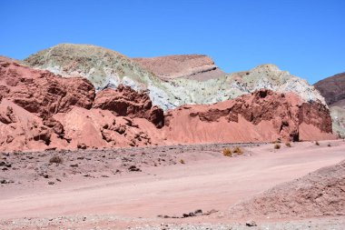 Manzara, dağ ve doğa Atacama Çölü, Şili
