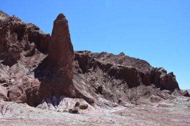 Manzara, dağ ve doğa Atacama Çölü, Şili