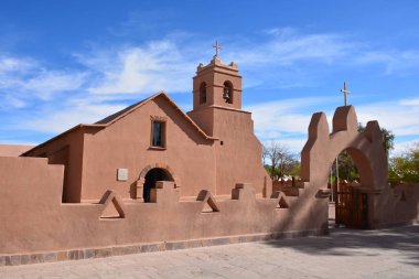 San Pedro de Atacama Çölü, Şili eski kilisede