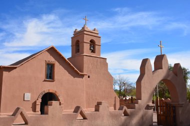 San Pedro de Atacama Çölü, Şili eski kilisede