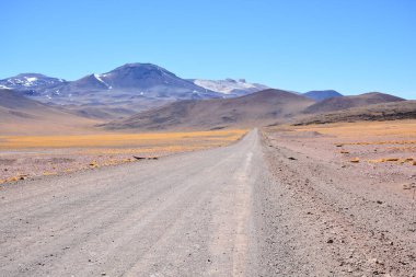 Manzara Vadisi ve Atacama Çölü Şili'deki dağlar