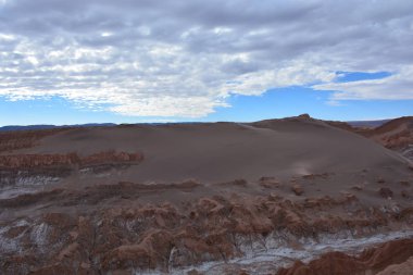 dağ ve vadi Atacama Çölü Şili'deki manzara