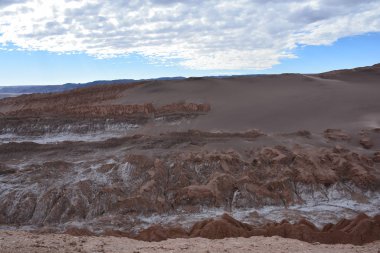 dağ ve vadi Atacama Çölü Şili'deki manzara