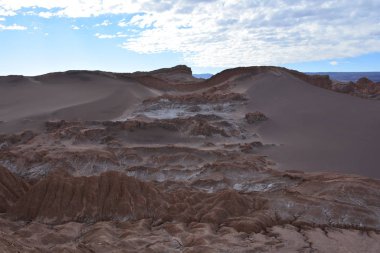 dağ ve vadi Atacama Çölü Şili'deki manzara