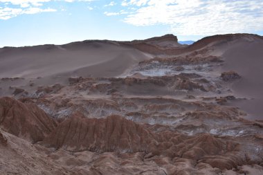 dağ ve vadi Atacama Çölü Şili'deki manzara