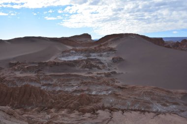 dağ ve vadi Atacama Çölü Şili'deki manzara