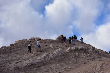 dağ ve vadi Atacama Çölü Şili'deki manzara