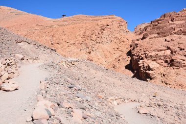 dağ ve vadi Atacama Çölü Şili'deki manzara