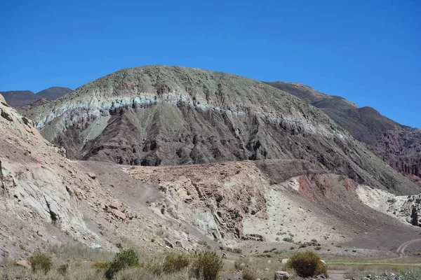 Paisaje, montañas y naturaleza en el desierto de Atacama, Chile — Foto de Stock