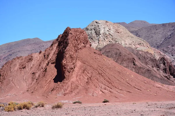 Krajina, hory a příroda v poušť Atacama, Chile — Stock fotografie