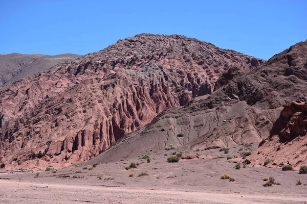 Krajina, hory a příroda v poušť Atacama, Chile — Stock fotografie