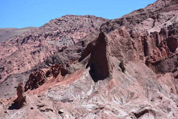 Paisaje, montañas y naturaleza en el desierto de Atacama, Chile — Foto de Stock