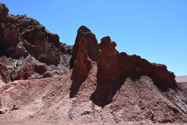 Landskap, berg och natur i Atacamaöknen, Chile — Stockfoto