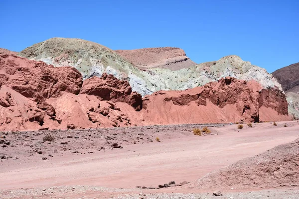 Paisagem, montanhas e natureza no deserto do Atacama, Chile — Fotografia de Stock