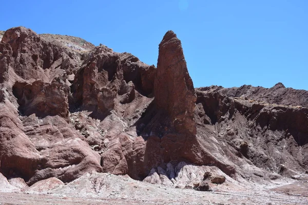 Krajina, hory a příroda v poušť Atacama, Chile — Stock fotografie