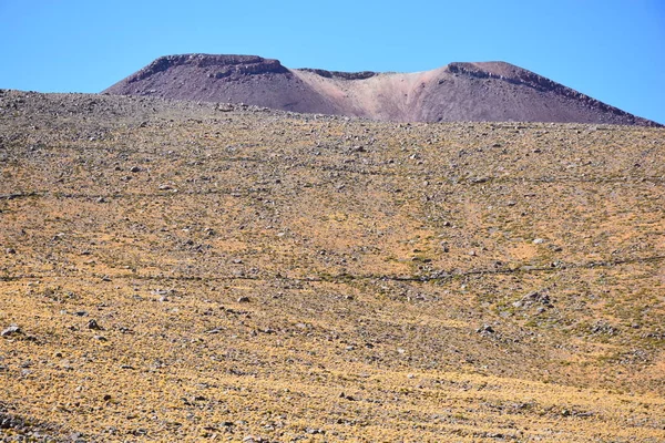 Landschaft aus Tal und Gebirge in der Atacama-Wüste Chili — Stockfoto