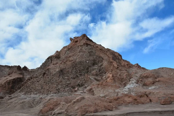 Landskapet i dalen och bergskedjan i Atacamaöknen Chile — Stockfoto